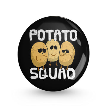 Potato Squad Pin-back Button Badge