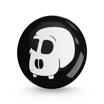 Skully Pin-back Button Badge