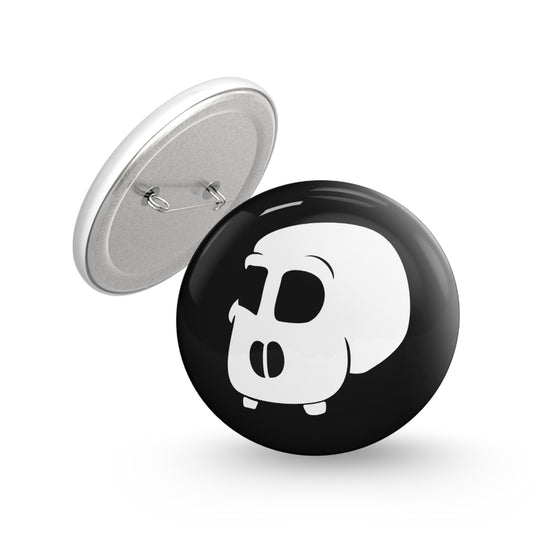 Skully Pin-back Button Badge