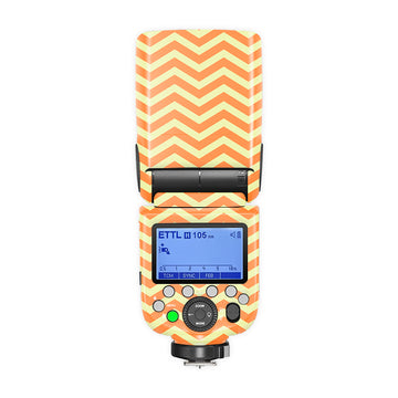 Abstractive Stripes Camera Flash Skin