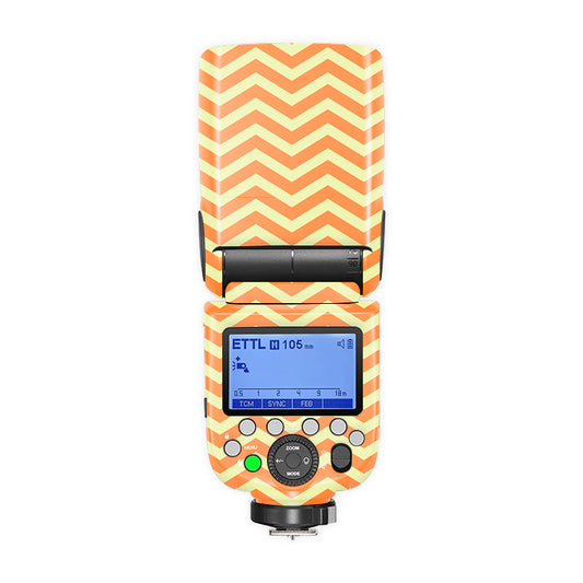 Abstractive Stripes Camera Flash Skin
