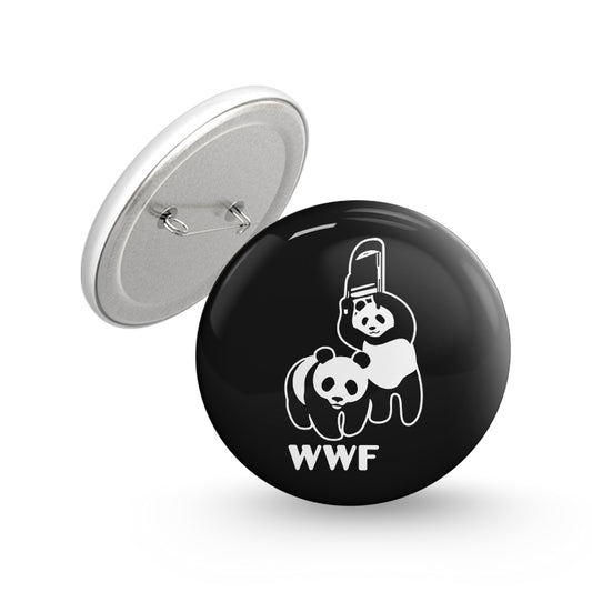 WWF Panda  Pin-back Button Badge