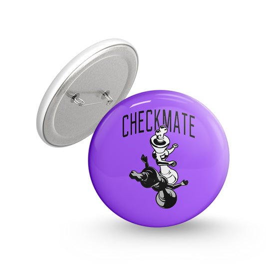 Checkmate Pin-back Button Badge
