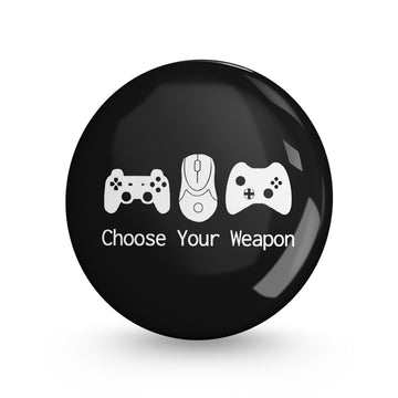 Weapon Pin-back Button Badge