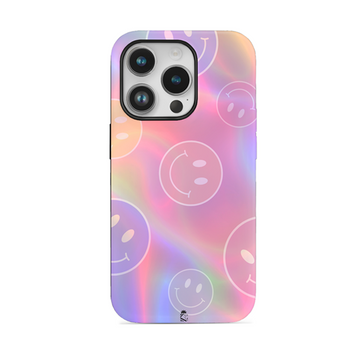 Holographic Smile Flexible Soft Silicone Case