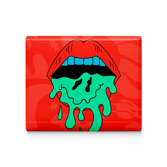 Trippy Lips Fridge Magnet