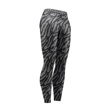 Grevy's Zebra Pattern High Waist Leggings