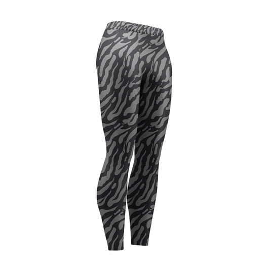 Grevy's Zebra Pattern High Waist Leggings