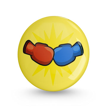 Lets Box Pin-back Button Badge