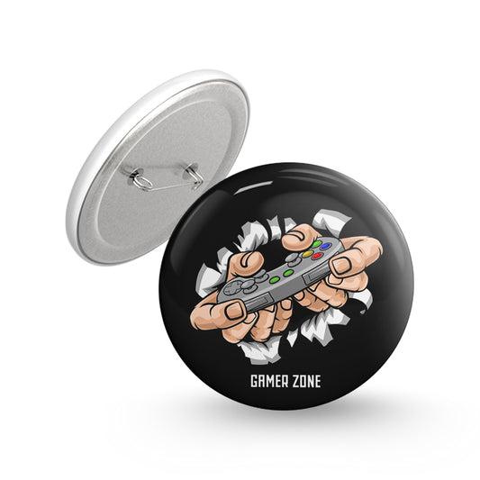 Gamer Zone Pin-back Button Badge