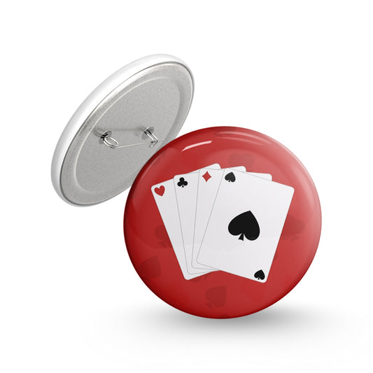 Rummy Pin-back Button Badge