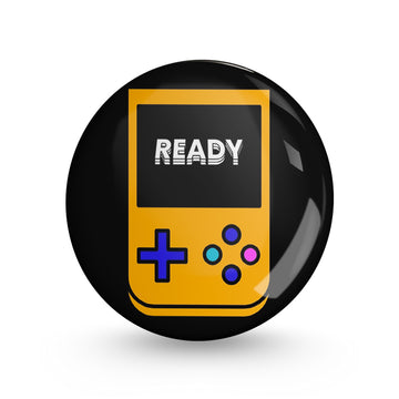 Ready Pin-back Button Badge