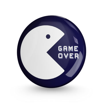Pac Game Over Pin-back Button Badge