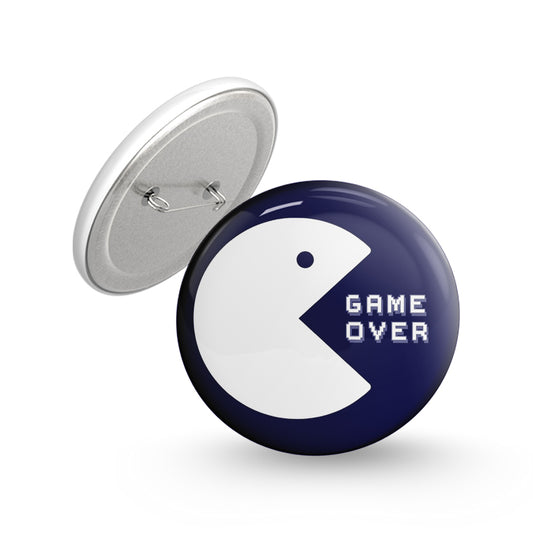 Pac Game Over Pin-back Button Badge