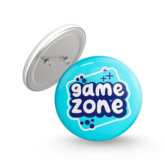 Game Zone Pin-back Button Badge
