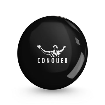 Conquer Pin-back Button Badge