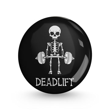 Dead Lift Pin-back Button Badge