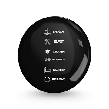 Workout Routine Pin-back Button Badge