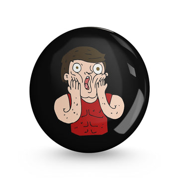 OMG Pin-back Button Badge