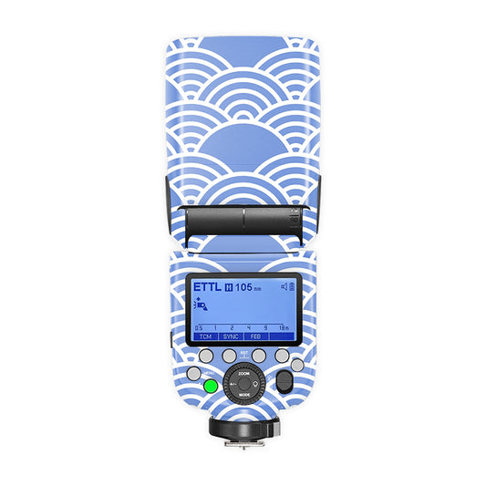 Blue Arcs Camera Flash Skin