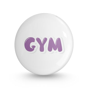 Gym Pin-back Button Badge