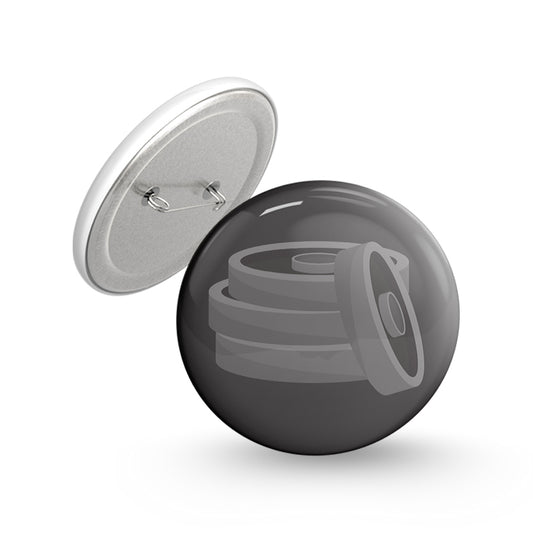 The weights Pin-back Button Badge