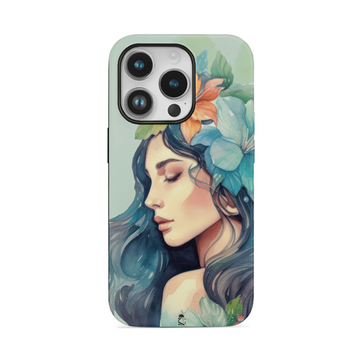 Beautiful Lady Flexible Soft Silicone Case