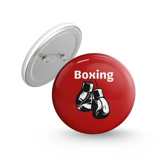 Boxing Pin-back Button Badge
