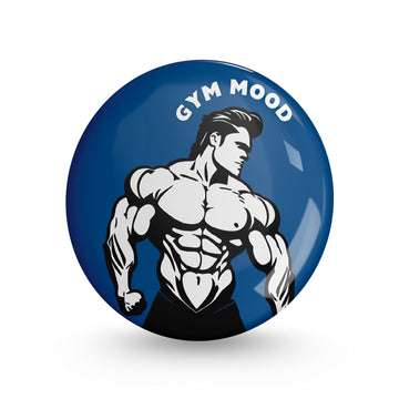 Gym Mood Pin-back Button Badge