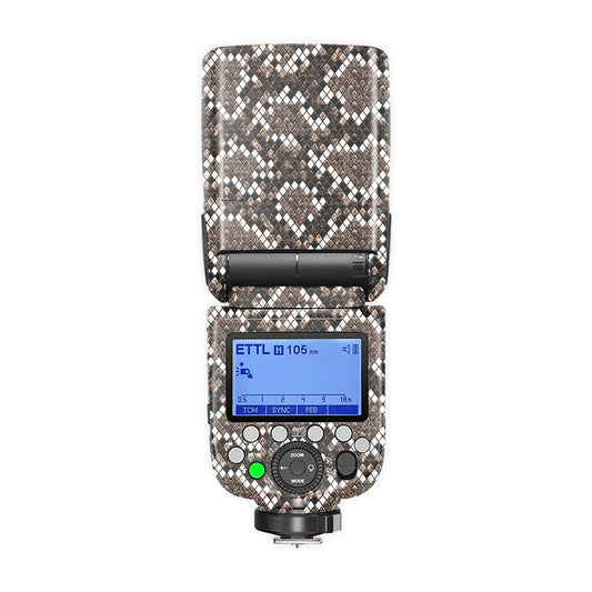 Snake Pattern Camera Flash Skin