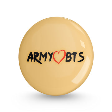 Army Love BTS Pin-back Button Badge