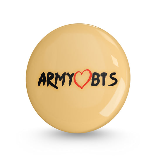 Army Love BTS Pin-back Button Badge