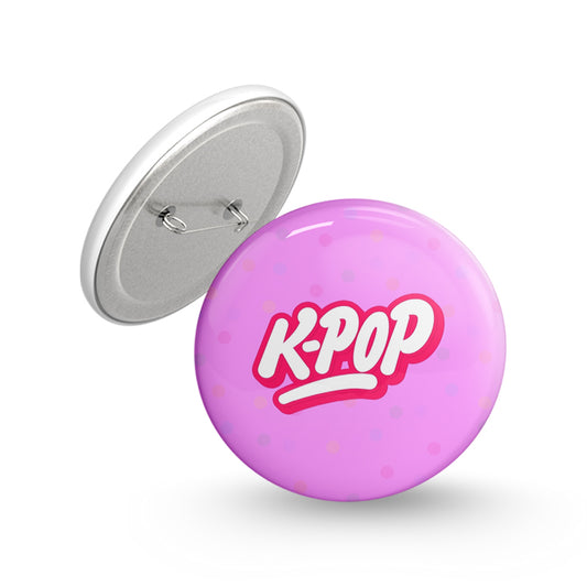 K-Pop Pin-back Button Badge