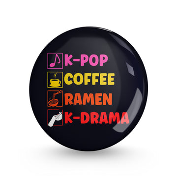 My Routine Pin-back Button Badge