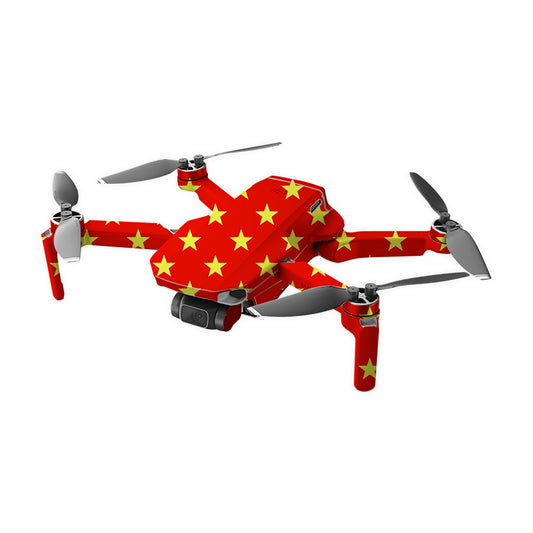 Red Stars Drone Skin