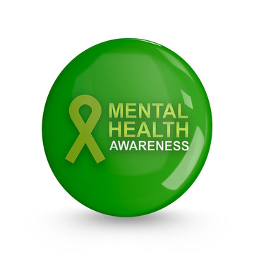 Mental Health Awareness Pin-back Button Badge