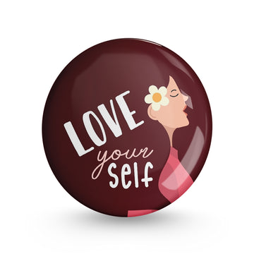 Love Your Self Pin-back Button Badge