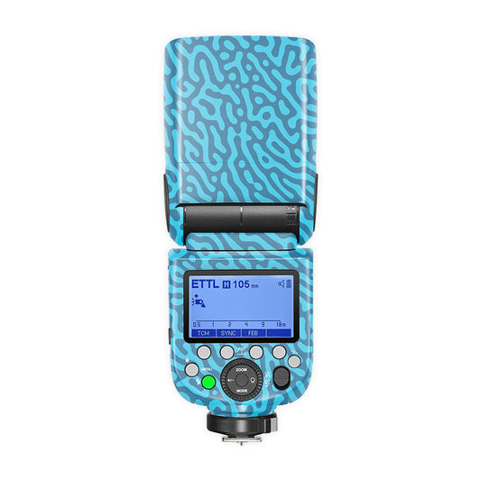 Blue Water Waves Camera Flash Skin