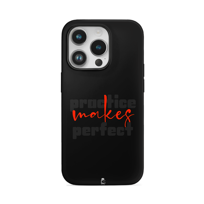 Practice Makes Perfect Flexible Soft Silicone Case