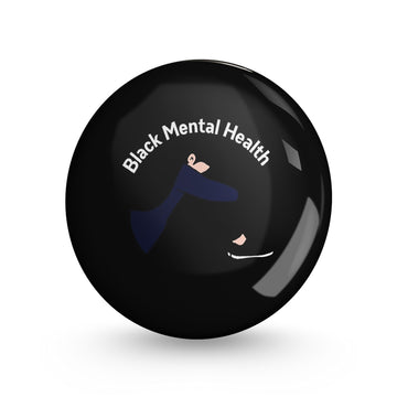 The Dark Black Pin-back Button Badge