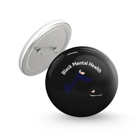 The Dark Black Pin-back Button Badge