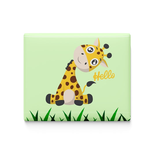 Hello Giraffe Fridge Magnet