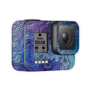 Blue Swirl Go Pro Skin