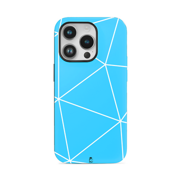 Blue Streak Line Flexible Soft Silicone Case