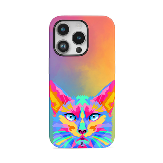 Abstractive Cat Flexible Soft Silicone Case