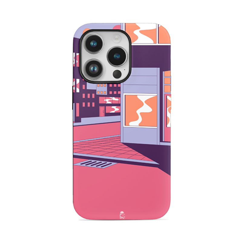 Pink City Flexible Soft Silicone Case