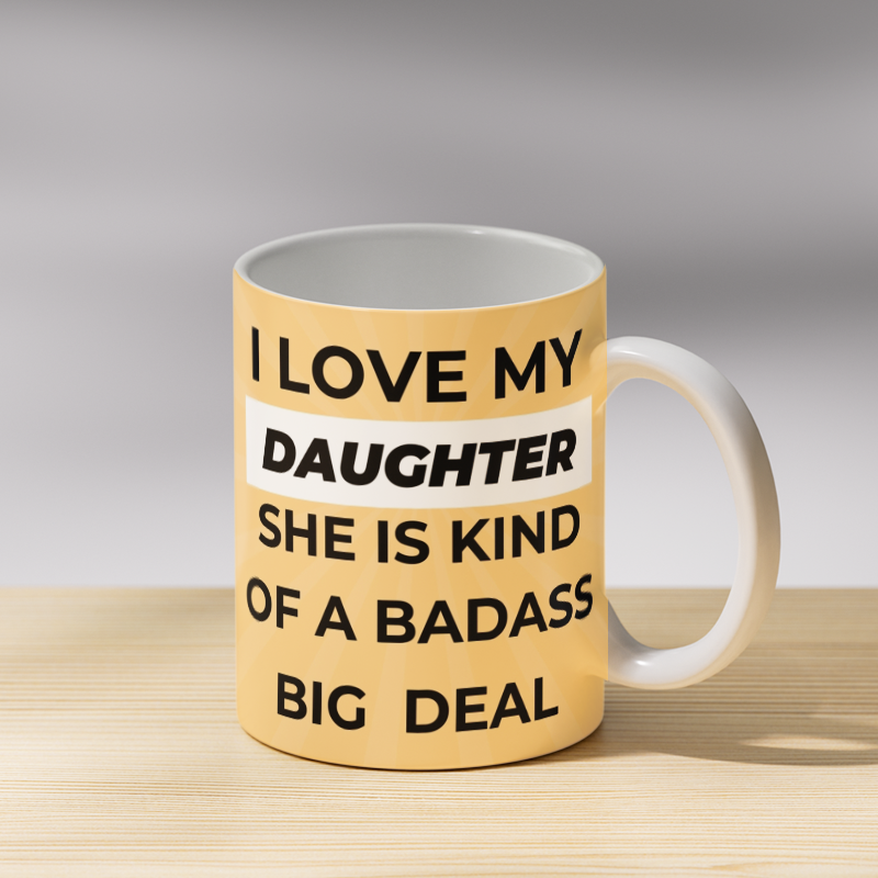 Badass Daughter Coffee Mug