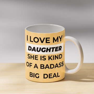 Badass Daughter Coffee Mug