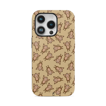 Cute Monkeys Flexible Soft Silicone Case