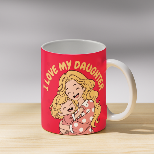 I Love My Daughter Coffee Mug